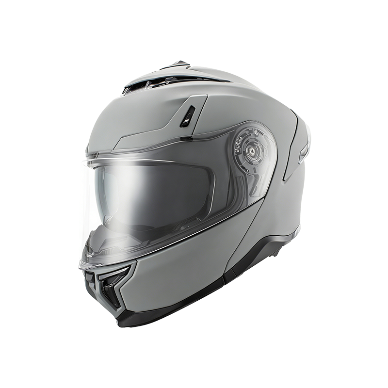 Casco da moto ribaltabile con doppie visiere Bluetooth