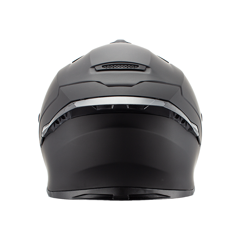 Casco da motociclista integrale in carbonio con doppie visiere