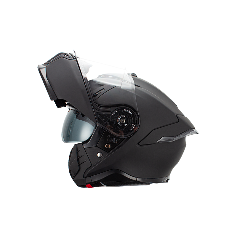 Casco da moto ribaltabile con doppie visiere Bluetooth