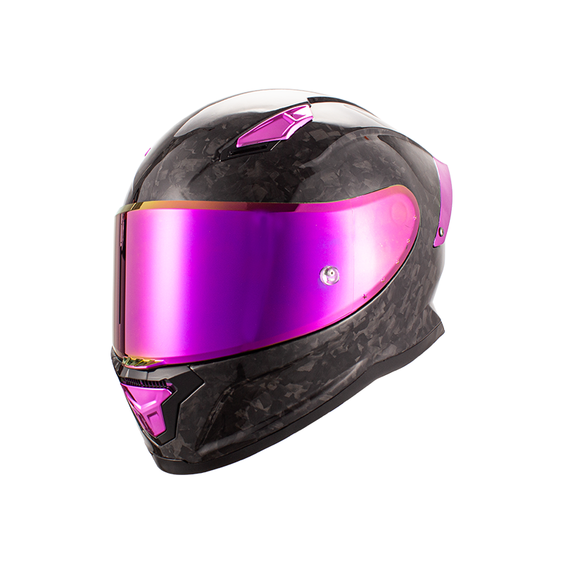 Casco da motociclista integrale in fibra di carbonio 