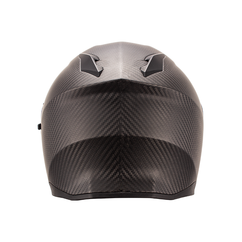 Casco da moto a faccia aperta in fibra di carbonio 